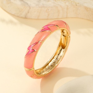 Bracelets en émail coloré éclair, les plus vendus en gros, bracelets créatifs en alliage émaillé et bijoux haut de gamme - Product Image 3