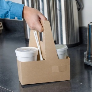 Porte-gobelets en <span class=keywords><strong>carton</strong></span> recyclé durable pour 2 gobelets à café - Product Image 3
