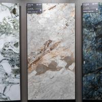 Carrelage en porcelaine effet marbre brillant moderne de qualité supérieure 900x1800mm |   Carreaux de sol et de mur antidérapants antibactériens de 10 mm d'épaisseur pour appartement