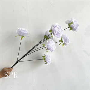 SPRArtificial Floral Bouquetflower Row Bouquet Sunflower Peony Wedding Decorative Silk Plastic Rose Wisteria Hanging <strong>Flo</strong> - Product Image 5