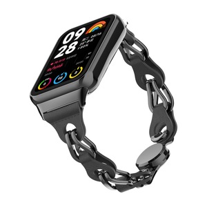 Pour <span class=keywords><strong>Xiaomi</strong></span> <span class=keywords><strong>Mi</strong></span> <span class=keywords><strong>Band</strong></span> 9 <span class=keywords><strong>Bracelet</strong></span> en alliage de cuir actif Redmi Watch 3 <span class=keywords><strong>Bracelet</strong></span> avec boucle magnétique Miband 9 <span class=keywords><strong>Bracelet</strong></span> de <span class=keywords><strong>montre</strong></span> avec cadre - Product Image 5