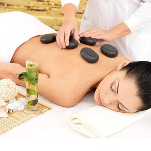 16 unids/caja de piedras de masaje calientes, rocas calentadoras para uso en spa y masaje en el hogar - Product Image 2