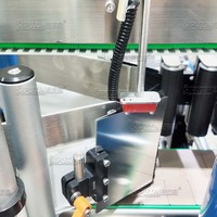 Machine d'étiquetage universelle automatique pour bouteilles rondes, plates et carrées, étiquetage des côtés simple et double, équipement d'étiquetage