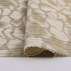 <span class=keywords><strong>Tela</strong></span> Crepé de <span class=keywords><strong>Rayón</strong></span> y Nailon Tejida, Color Beige Lavado, con Estampado de Piel Animal Irregular Moteado, 135 g/m², 150 cm, Georgette - Product Image 4