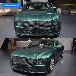 Kit de carrocería de fibra de carbono W12 de alta calidad, falda lateral de labio delantero, alerón trasero 18-22 adecuado para Bentley Continental GT