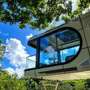 Casa contenedora duradera de buena calidad personalizada al por mayor, casa pequeña modular portátil para acampada y hotel, cápsula espacial - Product Image 6