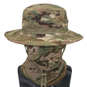 Đa chức năng ngụy trang mùa hè Mũ Boonie chiến thuật Penny mặt trời bảo vệ ngư dân mũ cá thoáng khí ngoài trời phù hợp - Product Image 6