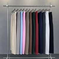 Ensemble de sweats à capuche pour hommes 2025 – Collection automne transfrontalière polyvalente, basique, en coton pur 430G, coupe ample, couleur unie, personnalisable