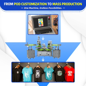 V5.0 sublistar v5.0 nexten חכם dtf: אוטומטי 6 תחנת חולצת טריקו חום מכונת כביסה. - Product Image 4