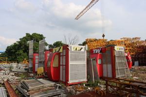 <span class=keywords><strong>Hoist</strong></span> Konstruksi Bertenaga AC dengan Gearbox Mesin, Kapasitas 1t, Kecepatan 0-100m/menit, Motor Rak Pinion, <span class=keywords><strong>Lift</strong></span> Bangunan - Product Image 4