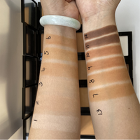 Poudre pressée mate végétalienne peau foncée maquillage pour le visage poudre bronzante imperméable poudre de compression fond de teint poudre de contour marque privée