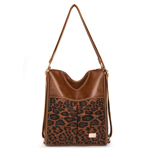 2025 fourre-tout et sac de messager pour femmes de Style rétro européen et américain vente en gros transfrontalière avec doublure en cuir véritable - Product Image 2