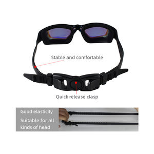 Ensemble de lunettes de natation, lunettes de plongée Anti-buée avec bouchons d'oreille, bouchons de pince-<span class=keywords><strong>nez</strong></span>, <span class=keywords><strong>piscine</strong></span> en Silicone, Offre Spéciale - Product Image 3