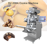 Machine à former des biscuits fourrés LONGYU SV-208A à commande PLC, ligne de production de biscuits fourrés à grande vitesse pour les boulangeries