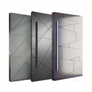 Su misura della Cina produzione corazzata esterno in alluminio pressofuso porta di sicurezza di buona qualità ingresso porte anteriori in alluminio - Product Image 2