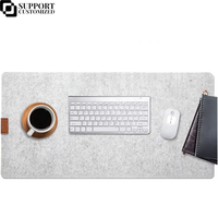 Tapis de souris en feutre personnalisé en usine, tapis de bureau en feutre écologique de qualité supérieure, protection de bureau en feutre