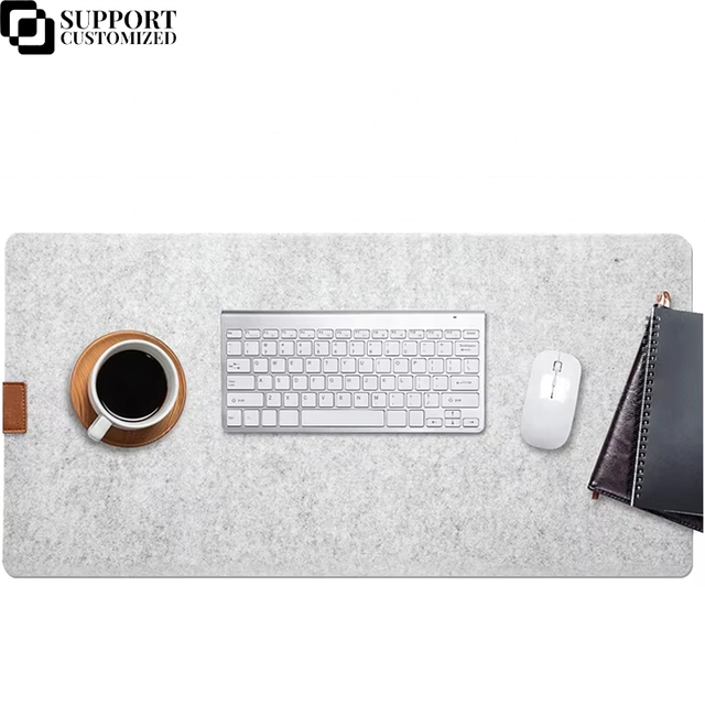 Factory Custom Felt Mouse Pad  Premium Environmentally Friendly Felt Desk Mat Desktop protection Felt Desk Pad