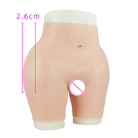 Damen Silikon-Hose Gepolsterte Shorts Po-Former Transgender-Kostüm Künstliche Hüften Vagina Nalgas De Silicona Para Travesti