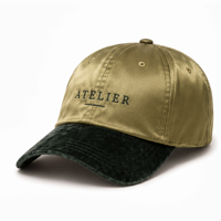 Gorra de Béisbol de Satén de Alta Calidad con Visera de Terciopelo en Contraste, Letra Bordada, Unisex, Estilo Duckbill, Logotipo Personalizado, OEM, ODM