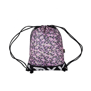 Vietnam Stitching Style Mesh Bag <b>Drawstring</b> <b>Backpack</b> Custom Logo Full Print Fashion <b>Drawstring</b> Bag - Product Image 1