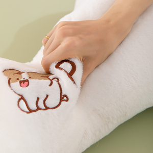 Nouveau créatif dessin animé <span class=keywords><strong>chien</strong></span> os oreiller coussin lavé ours en peluche jouet pour enfants maille <span class=keywords><strong>cadeau</strong></span> d'anniversaire pour les filles soulagement du Stress - Product Image 6
