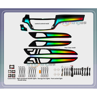 Kit d'éclairage d'ambiance intérieur LED 256 couleurs pour Mercedes Benz GLE/GLS/GL/ML W166 - Accessoires de décoration d'ambiance