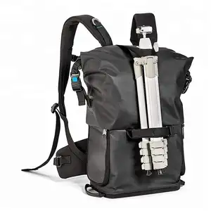 20L Roll Top Outdoor Stylish Vintage Bag Custom Dslr Waterproof Camera Backpack