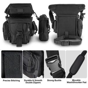 Tactische heuptas met MOLLE-systeem, verstelbaar, meerdere vakken, OEM ODM fabrikant - Product Image 4