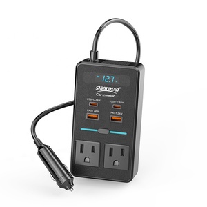 Inversores de Corriente para Automóvil de Alta Potencia, de CC 12V a CA 220V 110V, 200W, con Puerto USB y Pantalla LED - Product Image 5