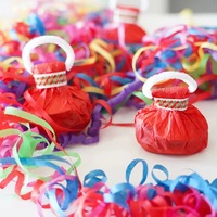 Cinta de papel para lanzar en bodas, serpentina de telaraña, accesorios para crear ambiente, cuerda para lanzar a mano, decoraciones de cuerda tipo 'granada'