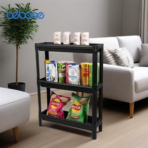 Giá rẻ 3 Tier đa góc Kệ nhà bếp Kệ nhựa Kệ phòng tắm Kệ tổ chức - Product Image 5