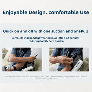 Exosquelette robotisé léger et portable en alliage d'aluminium à bras unique pour la rééducation des membres supérieurs et l'assistance au levage - Product Image 6