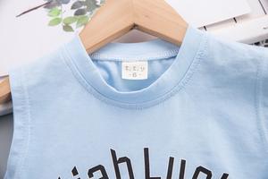 Ensembles de vêtements en coton de marque pour garçons : T-shirts courts et pantalons pour hommes – Vente en gros - Product Image 2