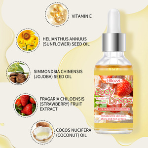 Cross-border Exclusive OEM <strong>Body</strong> Drops Massage Essential <strong>Oil</strong> 100% Pure Glycerin Infused Strawberry Cake Scent <strong>Moisturising</strong> - Product Image 4