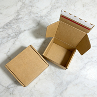 Boîte d'expédition personnalisée en carton ondulé écologique réutilisable pour vêtements, fermetures éclair électroniques, forme d'avion, impression couleur, facile à déchirer