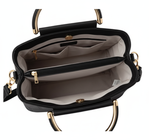 กระเป๋าถือดีไซน์หรูหรา หนัง PU สำหรับผู้หญิง สะพายข้าง สะพายไหล่ มีซิป กันน้ำ ปักลาย สำหรับฤดูใบไม้ร่วง/ฤดูหนาว พกพาสะดวก ใช้ได้ทั้งในและนอกบ้าน - Product Image 3