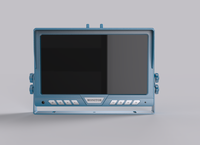 Mise à jour du nouveau moniteur DVR numérique sans fil Quad AHD de 7 pouces avec kit de caméra de batterie de recharge solaire magnétique pour chariot élévateur de camion RV