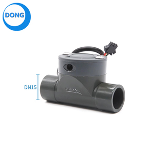 5-100L/min 1/2 "DN 15mm di misurazione del liquido materiale UPVC resistente alla corrosione del contatore di acqua liquido misuratore di flusso acqua Sens flusso - Product Image 3