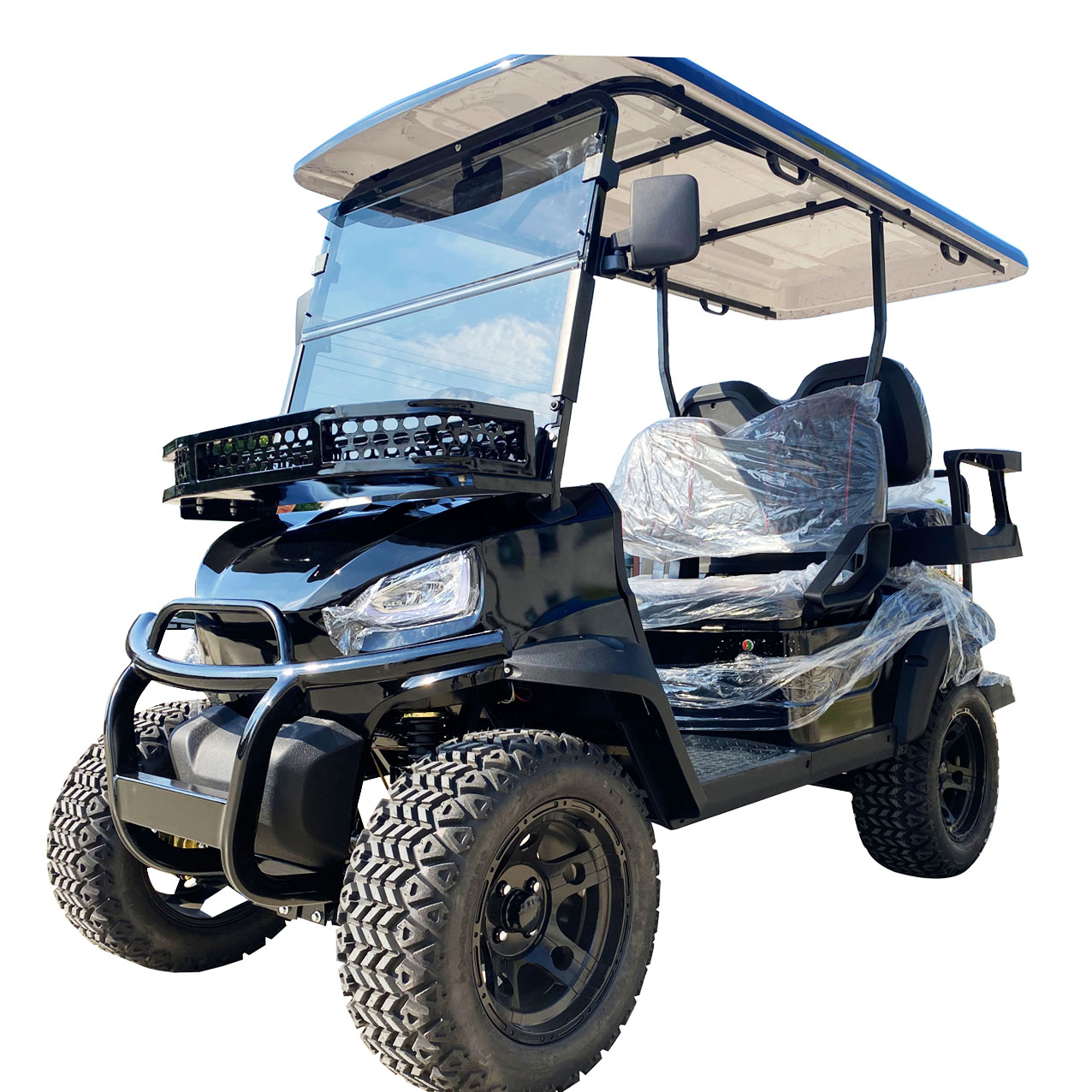 Новейшая электрическая тележка для гольфа с 4 сиденьями, сертификация Ce, с пультом дистанционного управления, для пляжного отеля