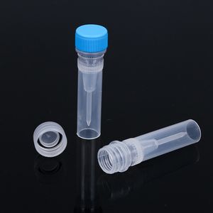 Tubo congelamento 1.5ml1.8ml5ml10ml tubo congelamento plástico tubo teste plástico descartável - Product Image 2