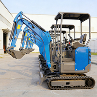 Meilleur prix, usine chinoise directe, micro-excavatrice hydraulique compacte de 1 tonne, mini-excavatrice robuste de bonne valeur