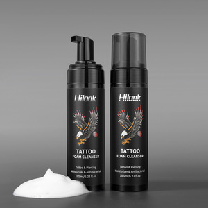 Espuma Limpiadora Profesional para Tatuajes con Aloe Vera y Vitamina E, Fórmula Suave para la Recuperación de la Piel del Cuerpo y Cuidado Diario Post-Tatuaje, 185 ml - Product Image 1