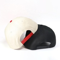 Casquette de baseball structurée en sergé de coton de haute qualité avec broderie 3D Lion Doré, personnalisable, bicolore, OEM, 6 panneaux