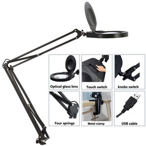 10X आवर्धक कांच शीशा दीपक-दिन के उजाले सफेद रोशनी का नेतृत्व किया-ताल के साथ डेस्क दीपक प्रकाश शिल्प पढ़ने के लिए काम - Product Image 5