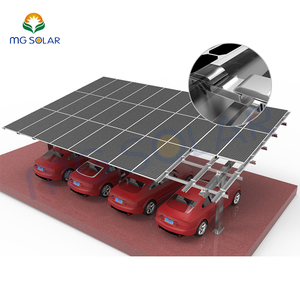Estructura de acero de cobertizo impermeable solar para cochera de estacionamiento grande industrial y comercial - Product Image 1