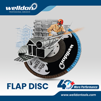 Welldon 100mm outils abrasifs corée disque à lamelles Flexible zircone ponçage semi-lamelle meuleuse d'angle disque de ponçage abrasif