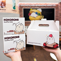 Boîtes en papier pliable de qualité alimentaire pour boulangerie, dessert, pâtisserie, à emporter, gâteau, beignet, gaufre, emballage