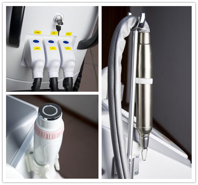 4 in 1 Multi-function Beauty Machine High Quality Opt Laser Hair Removal Tattoo Removal Picosecond RF