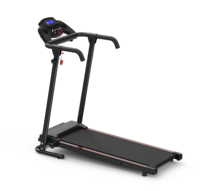 Tapis roulant pliable pour usage domestique 300 lbs avec haut-parleur, écran LCD multifonctionnel, équipement de fitness cardio pour la maison