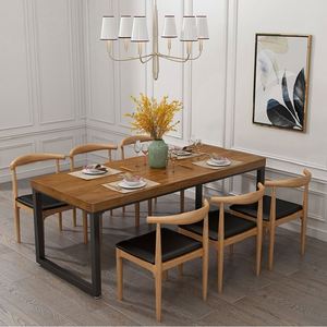 Gedo Tùy Chỉnh Kích Thước Hiện Đại Chất Lượng Cao Rắn Gỗ Bàn Ăn Cho 6 Hình Chữ Nhật Đồ Nội Thất Nhà Bếp Cho Phòng Ăn - Product Image 2